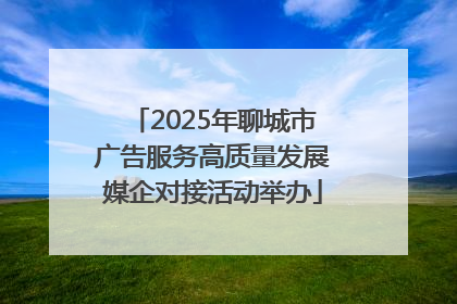 2025年聊城市广告服务高质量发展媒企对接活动举办