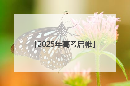 2025年高考启帷