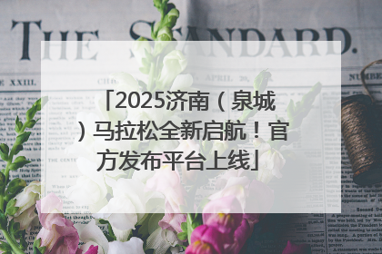 2025济南（泉城）马拉松全新启航！官方发布平台上线