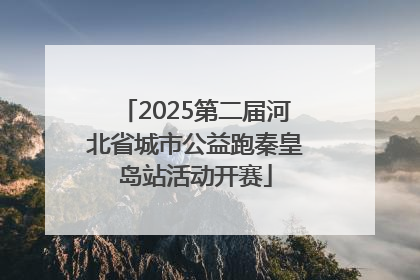 2025第二届河北省城市公益跑秦皇岛站活动开赛