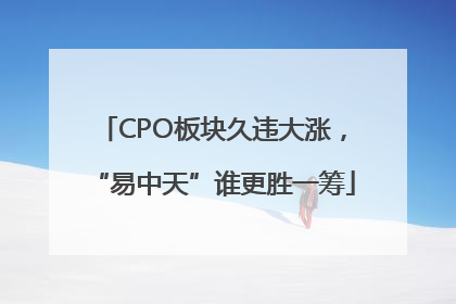 CPO板块久违大涨，“易中天”谁更胜一筹